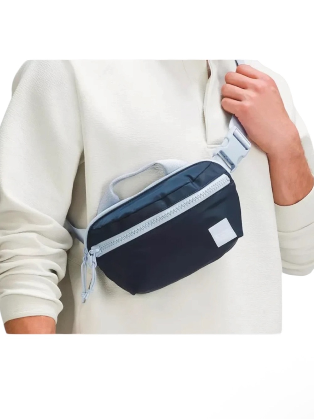 🍋 NWT Lululemon All Day Essentials Belt Bag 2.5L in True Navy/Blue Linen - Picture 2 of 7